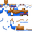 Minecraft skin texture, 64x64 pixels