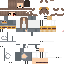 Minecraft skin texture, 64x64 pixels