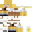 Minecraft skin texture, 64x64 pixels