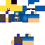 Minecraft skin texture, 64x64 pixels