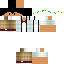 Minecraft skin texture, 64x64 pixels