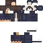 Minecraft skin texture, 64x64 pixels