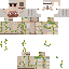 Minecraft skin texture, 64x64 pixels