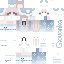 Minecraft skin texture, 64x64 pixels