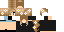 Minecraft skin texture, 64x32 legacy pixels