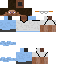 Minecraft skin texture, 64x64 pixels