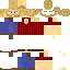 Minecraft skin texture, 64x64 pixels