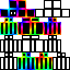 Minecraft skin texture, 64x64 pixels