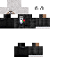 Minecraft skin texture, 64x64 pixels