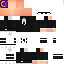 Minecraft skin texture, 64x64 pixels