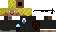 Minecraft skin texture, 64x32 legacy pixels