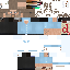 Minecraft skin texture, 64x64 pixels