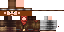 Minecraft skin texture, 64x32 legacy pixels