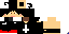 Minecraft skin texture, 64x32 legacy pixels