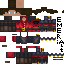 Minecraft skin texture, 64x64 pixels