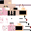 Minecraft skin texture, 64x64 pixels