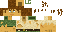 Minecraft skin texture, 64x32 legacy pixels