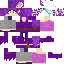 Minecraft skin texture, 64x64 pixels