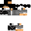 Minecraft skin texture, 64x64 pixels