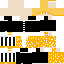 Minecraft skin texture, 64x64 pixels