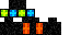 Minecraft skin texture, 64x32 legacy pixels