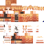 Minecraft skin texture, 64x64 pixels