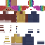 Minecraft skin texture, 64x64 pixels