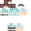 Minecraft skin texture, 64x64 pixels