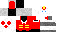 Minecraft skin texture, 64x32 legacy pixels