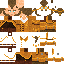Minecraft skin texture, 64x64 pixels