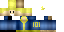 Minecraft skin texture, 64x32 legacy pixels