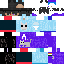 Minecraft skin texture, 64x64 pixels