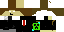 Minecraft skin texture, 64x32 legacy pixels