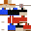 Minecraft skin texture, 64x64 pixels