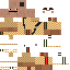 Minecraft skin texture, 64x64 pixels
