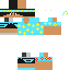 Minecraft skin texture, 64x64 pixels