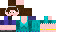 Minecraft skin texture, 64x32 legacy pixels
