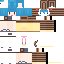 Minecraft skin texture, 64x64 pixels