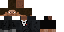 Minecraft skin texture, 64x32 legacy pixels
