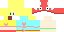 Minecraft skin texture, 64x32 legacy pixels