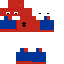 Minecraft skin texture, 64x64 pixels