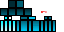 Minecraft skin texture, 64x32 legacy pixels