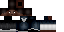Minecraft skin texture, 64x32 legacy pixels
