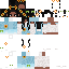 Minecraft skin texture, 64x64 pixels