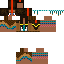Minecraft skin texture, 64x64 pixels