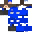 Minecraft skin texture, 64x64 pixels