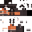 Minecraft skin texture, 64x64 pixels