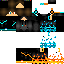 Minecraft skin texture, 64x64 pixels