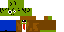 Minecraft skin texture, 64x32 legacy pixels