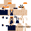 Minecraft skin texture, 64x64 pixels